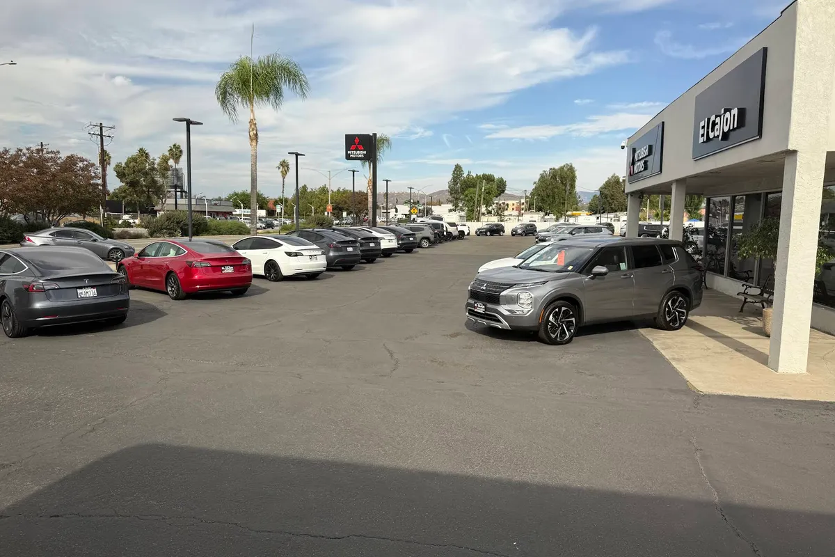 Vehicles on the lot at El Cajon Mitsubishi