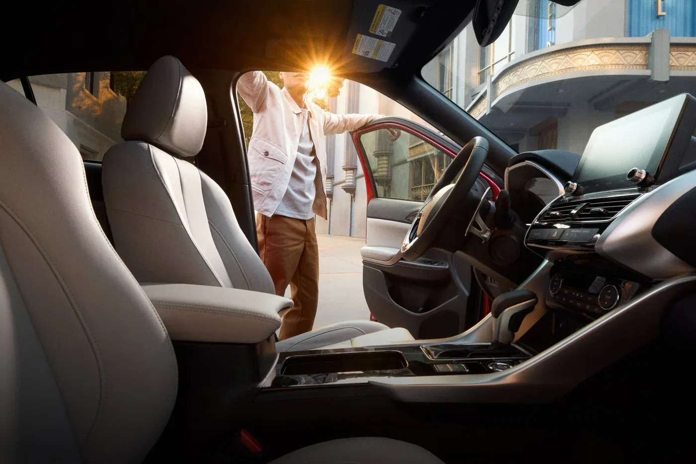 Driver getting into a new Mitsubishi - auto financing for all credit types at El Cajon Mitsubishi